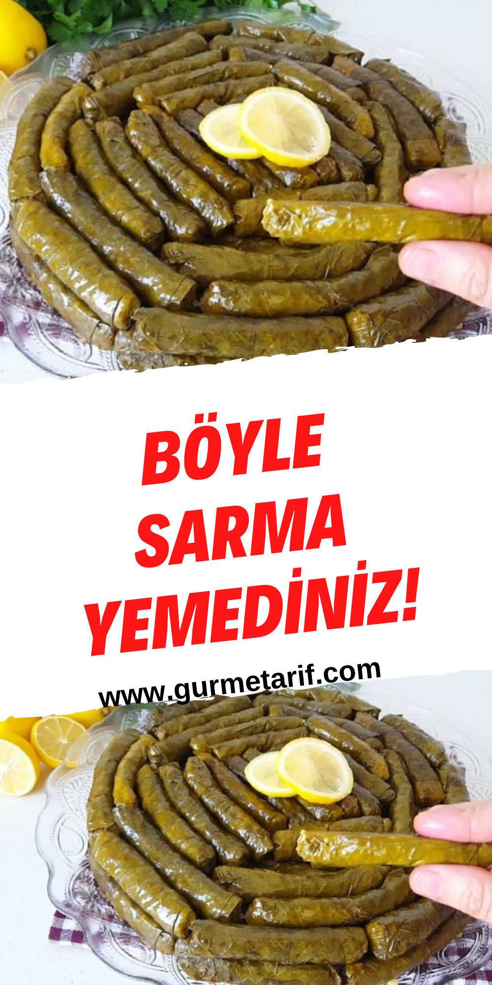 Zeytinyağlı Yaprak Sarma Tarifi