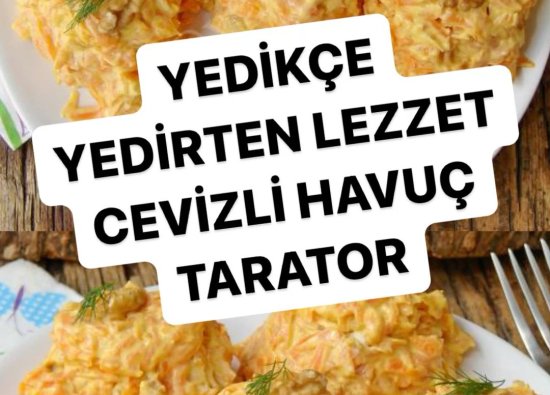 Havuç Tarator Tarifi: Sağlıklı ve Lezzetli Bir Meze