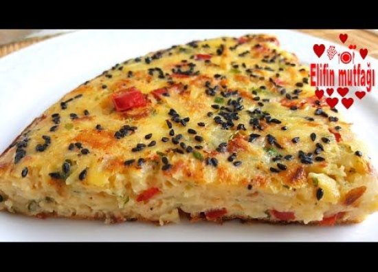 Lezzetli ve Sağlıklı Sebzeli Omlet Tarifi